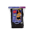 thumbnail image 2 of Hanes Women's Cotton Black Briefs Underwear, 10-Pack, 2 of 6