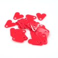 thumbnail image 2 of Cola de pescado de plástico para Spinners Cuchara Señuelos de pesca Lentejuelas de corazón rojo, 2 of 8