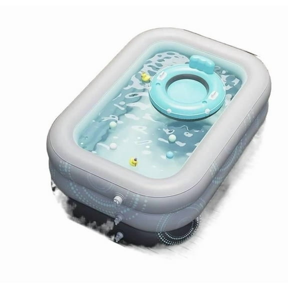 150cm three-layer elemental grey inflatable swimming pool