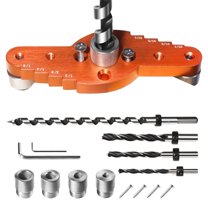 Drill Guide Centering Hole Drill Dowel Jig Kit for DIY Woodworking Projects