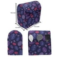 thumbnail image 4 of Nature Art Stand Mixer Cover, Hand Drawn Leafage of Vines Forest Foliage Botanical Jungle Beauty, Kitchen Appliance Organizer Bag Cover with Pockets, 5 Quarts, Indigo Purple Magenta, by Ambesonne, 4 of 4