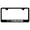 Black, variant on Mazda Laser Etched Logo Stainless Steel License Plate Frame (Chrome)