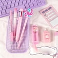 thumbnail image 4 of Cute Lollipop Stationery Set, Aesthetic Stationery Kit with Correction Tape, Utility Knife, Multi-Color Retractable Pen & Gel Pens, Kawaii Desk Supplies for Daily Writing and Note Taking, 4 of 4