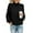 Black, variant on BONIXOOM Sweaters For Women Baggy Fit Sweater Pullover Casual Round Neckline Sweaters For Women Clearance Gray M(US:6)