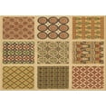 thumbnail image 1 of Ahgly Company Machine Washable Indoor Rectangle Transitional Orange Area Rugs, 2' x 5', 1 of 7