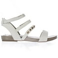 thumbnail image 3 of Womens Easy Spirit Cressia Studded Flat Comfort Sandals - White, 3 of 6