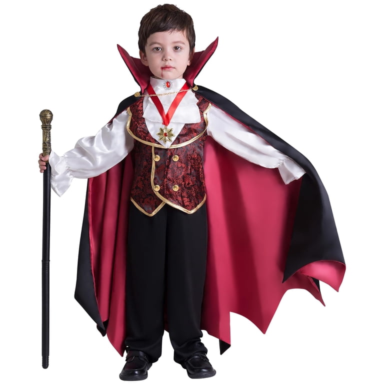 Funidelia Marque Qualité Déguisement Comte Dracula Pour Bébé - Taille 0-6 Mois - Combinaison Avec Cape, 100% Polyester - Pour Halloween, Carnaval, Fêtes Déguisement Dracula Bébé 0-6 Mois