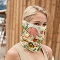 thumbnail image 5 of Unique Bargains 1 Pc Neck Gaiter Ice Silk Print Scarf Mask Bandana Light Yellow, 5 of 5