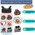 thumbnail image 6 of ZLKMQM 100 PCS Football Stickers Water Bottle - American Football Stickers for Laptop, Skateboard, Scrapbook, Gifts & Party Favors, 6 of 9