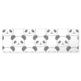 thumbnail image 1 of CafePress - Kawaii Panda Pattern In Black And W - 10"x3" Rectangle Bumper Sticker, 1 of 1