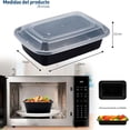 thumbnail image 5 of Paquete de 20 Contenedores para Alimentos con Tapa Bluelander (Sin Divisiones), 5 of 5