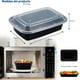 thumbnail image 5 of Paquete de 20 Contenedores para Alimentos con Tapa Bluelander (Sin Divisiones), 5 of 5