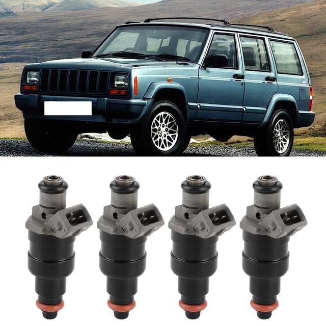 Inyector 4 inyectores de combustible 53030778 piezas de motor de coche aptos para Cherokee/Wrangler 25L I4 ANGGREK Otros