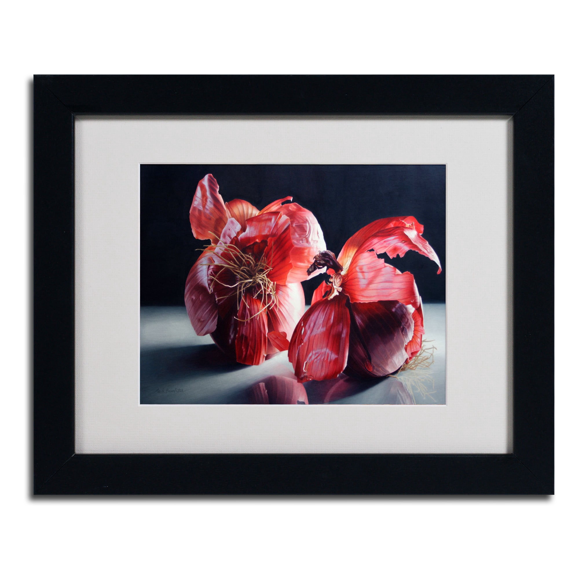 Trademark Fine Art "Beauty So Deep It Makes You" Framed Canvas Art by Cecile Baird