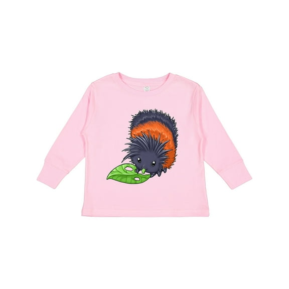 Inktastic Wooly Bear Caterpillar Cute Baby Insect Boys or Girls Long Sleeve Toddler T-Shirt
