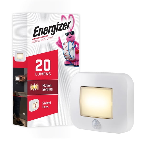 Luz LED Path Light Energizer, inalámbrica, activada por movimiento, 20 lúmenes