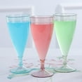 thumbnail image 5 of [BIG CLEARANCE]Wine Glasses Set Plastic Bottle Integrated Shape Tall Champagne Glasses, 5 of 6