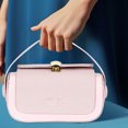thumbnail image 2 of Colorful Fabric Flap Crossbody Bag Stylish And FunctionalFeatures:Material: well made of textured synthetic leather, polyester lining. Soft and comfortable , light, delicate and easy to, 2 of 6