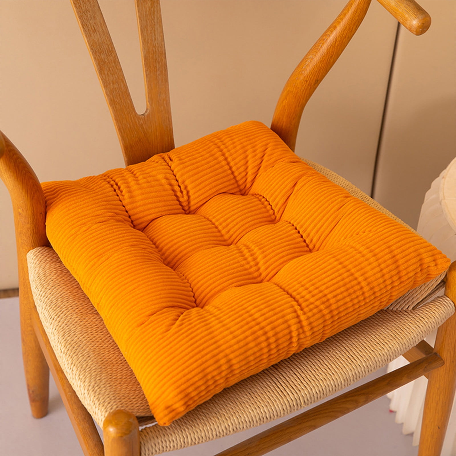 Kcavykas The Comfy Chair Cushion Home Cushions Living Room Corduroy Cushions Tatami Linen Cushions Winter Chair Cushions Dining Chair Stool Cushions Summer Cushions Suitable for Living Room Walmart