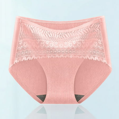 

ERTUTUYI Seamless Mid-waist Lace Women s Underwear Panties