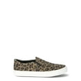 thumbnail image 2 of No Boundaries Twin Gore Canvas Slip On Sneakers, Wide Width Available, Women's, 2 of 6