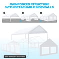 thumbnail image 4 of HOTEEL 20x30 Heavy Duty Party Tent, Waterproof Outdoor Canopy Tents for Large Events, Commercial Grade Wedding, Parties, White, 4 of 8