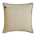 thumbnail image 3 of The HomeCentric Decorative Beige Pack of 2, 16"x16" (40x40 cm) Throw Pillows, Jute Lace & Moroccan Throw Pillows For Couch, Solid Pattern Contemporary Style Easter - Jute Weave, 3 of 3