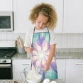 thumbnail image 4 of Tie Dye Pattern Kids Aprons for Girls and Boys,Adjustable Neck Strap Toddler Aprons for Kids Cooking Baking, 4 of 6