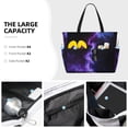 thumbnail image 3 of Easygdp Purple And Blue Nebula Bolsa de Viaje de Playa de Gran Capacidad, Bolsa Tote Perfecta para la Playa, Escapadas de Fin de Semana y Viajes, 3 of 7