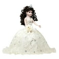 thumbnail image 2 of Porcelain Quinceañera Umbrella Doll in White (Quince Años) Centerpiece & Decoration, 2 of 12