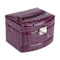 thumbnail image 1 of 3 Layers Jewelry Necklace Ring Storage Box Case Lady Gift Home Supplies Purple, 1 of 8