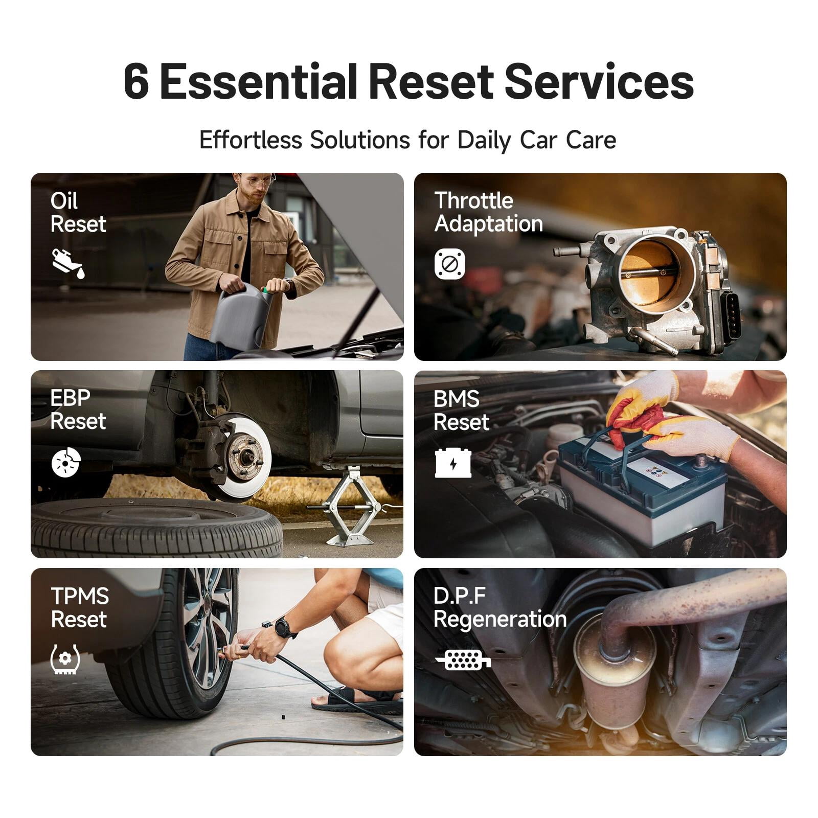 TOPDON OBD2 Scanner Carpal Code Reader Bluetooth, Vehicle Health Check, 6 Maintenance Services,All System Diagnostic iOS & Android
