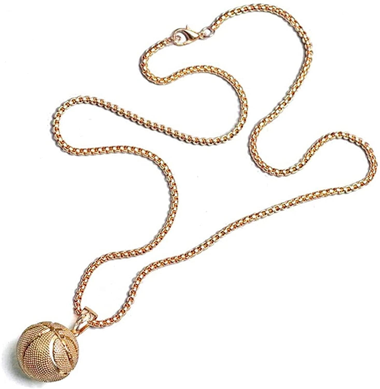 Buy Fashion Basketball Pendant Necklace 