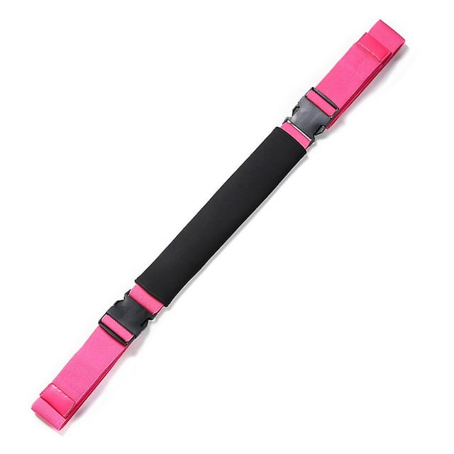 Étireur de Jambe, Sangle de Jambe Extensible - Sangle Extensible Yoga Danse Gymnastique Ouverture Douce Sangle Extensible - Rouge Rose