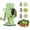 Green, variant on Multifunctional Vegetable Cutter,Hand Crank Roller,Kitchen Mandoline Slicer,Multi-Purpose Grater,Cheese Potato Carrot Cutter,Stainless Steel Blades Food Prep,Safe Easy Clean Kitchen Tool