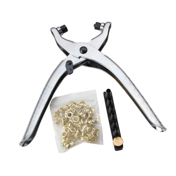 CEORPER Interchangeable Punch Rivet Plier Grommet Eyelet Plier Snap Fastener Tool