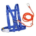 thumbnail image 1 of Rock Climbing Half Body Fall Protection Safety Harness Belt Lanyard 1.6m S, 1 of 10