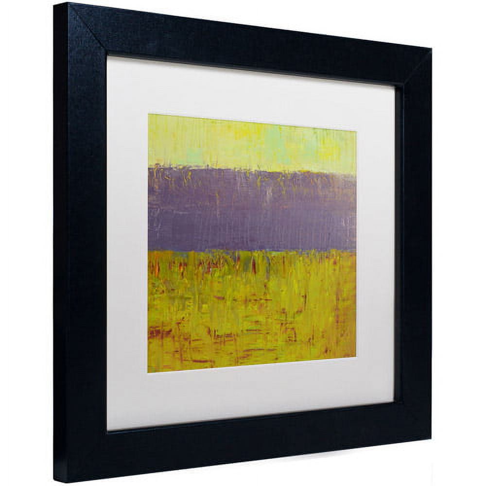 Trademark Fine Art "Highway Series Lake" Canvas Art by Michelle Calkins, White Matte, Black Frame