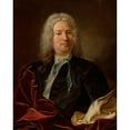 thumbnail image 2 of Jean-Baptiste van Loo 15x18 Black Ornate Wood Framed Double Matted Museum Art Print Titled - Portrait of a Gentleman (circa 1720-30), 2 of 5