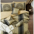thumbnail image 3 of Nanshing  Prince 7 Piece Elegant Medallion Comforter Set Navy Gold California King, 3 of 5