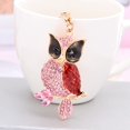 thumbnail image 2 of Llavero colgante en forma de animal Brillar de resina Rojo, 2 of 6