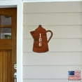 thumbnail image 6 of Coffee Pot Wooden Custom House Number Sign by G. DeBrekht | Love Family Kids Decor - MA98552, 6 of 7