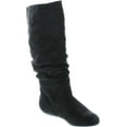 thumbnail image 7 of TOP Moda Data-1 Women's Shoes Cute & Comfort Round Toe Flat Heel Slouchy Mid Calf Boot, 7 of 7