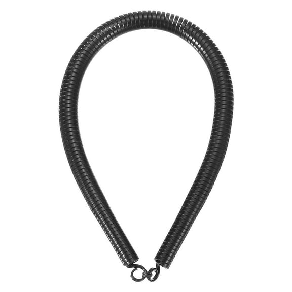 Spring Tube Bender 12mm OD 380mm Long Conduit Pipe Bender Bending Spring for Pipe Bending Devices in Home Hydropower, Black