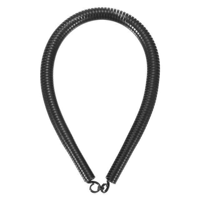 Spring Tube Bender 12mm OD 380mm Long Conduit Pipe Bender Bending Spring for Pipe Bending Devices in Home Hydropower, Black