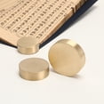 thumbnail image 4 of Brass Paperweights Heavy Paper Weight Block Stability Compact Portable Decorative Desktop Ornament for Office Desk Calligraphy, 4 of 8