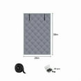 thumbnail image 4 of 3 LayerVisible Winter Insulated Window Cover,Oxford Thermal Insulated Window Blanket with Fastener,Gray Window Insulation Kit for Winterizing Keeping Home Warm M-56"*30", 4 of 6