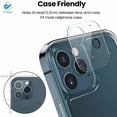 thumbnail image 6 of Deago [2 Pack] For iPhone 12 Pro Max Mini Tempered Glass Camera Lens Screen Protector Cover, 6 of 12