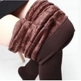thumbnail image 1 of Leggings de terciopelo perlado para mujer, otoño e invierno, además de pantalones de una pieza acolchados de terciopelo, pantalones ajustados y cálidos, 1 of 6