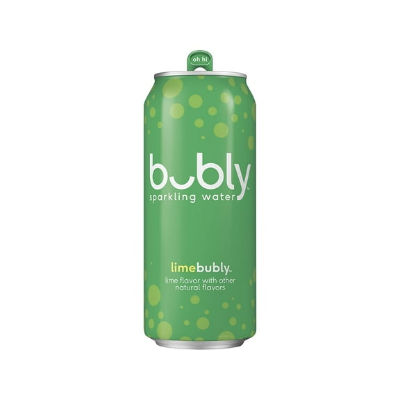 Bubly Lime Flavor Sparkling Water 12 fl. oz. 8 Cans/Pack 3 Packs/Carton (17144) PEP17144